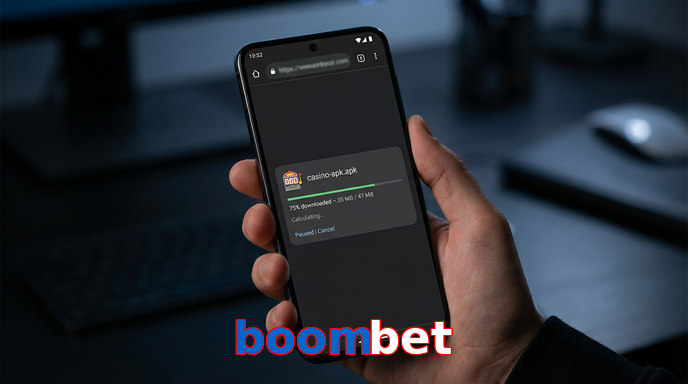 Main screen of Boombet apk page for PK players