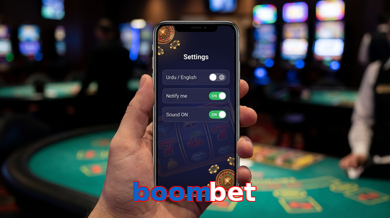 Game list for Boombet app section